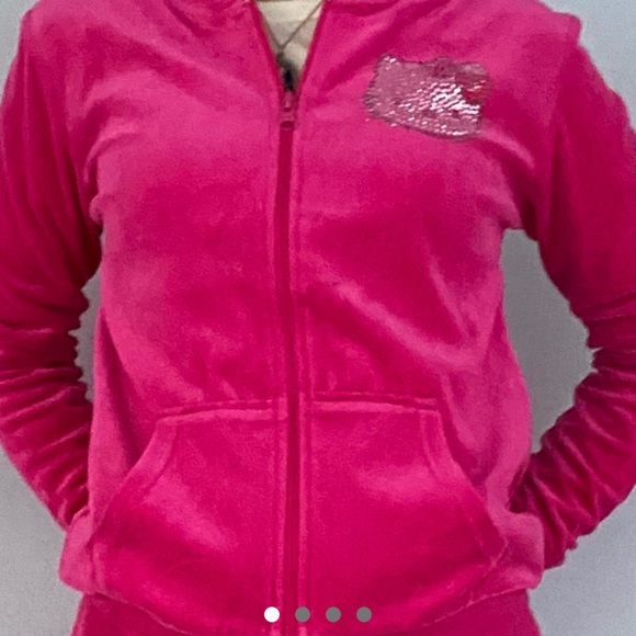Pink Velvet Hello Kitty Sweater!! - Picture 1 of 2